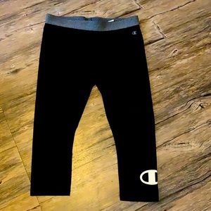 Champion black midi length leggings